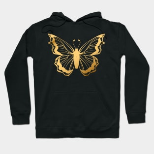 Gold Butterfly Hoodie